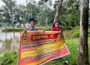 Polsek Pangean Laksanakan Penyuluhan Maklumat Kapolres Kuansing Terkait Larangan Peti