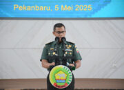 Korem 031/Wira Bima Terima Pembinaan Mental dari Bintaldam I/Bukit Barisan