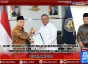 Bupati Rohul Audiensi ke Kemenhub, Dorong Pengembangan Bandara Tuanku Tambusai