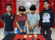 Tim Mata Elang Sat Res Narkoba Polres Kuansing Bekuk Dua Pengedar Shabu di Desa Sungai Kuning