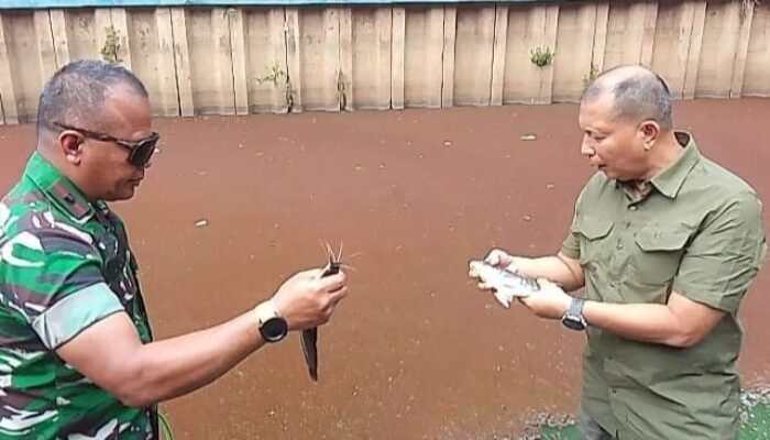 Brigjen TNI Dany Rakca Danpuslatpur kodiklat TNI AD, Menetralisir Bakteri Limbah di Pasar Kota Bandung