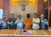 personil Reskrim Polsek Tambusai Ringkus seorang pengedar narkotika jenis sabu 10,75 Garam