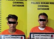 Curi Besi Terali Perumahan Pemda Rohul, Tim Resmob Polres Rohul Bekuk Dua Pemuda