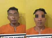 Satreskrim Polres Kampar, Tangkap Dua Pelaku Jambret Korban Alami Kerugian 50 Juta dan Luka-luka