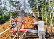 Polsek Hulu Kuantan Tertibkan Aktivitas Peti di Desa Koto Kombu