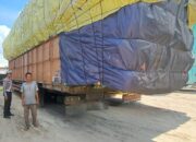 Polsek Tualang Polres Siak Gencarkan Sosialisasi Larangan Kendaraan Over Dimensi dan Over Loading