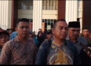 Ratusan warga desa lubuk napal Kawal sidang kedua Suherman dan Syahril