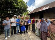 Jelang HUT Bhayangkara ke-79, Polsek Tambang Berbagi Sembako Kepada Warga Kurang Mampu
