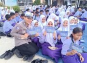 Police Go to School, Ditlantas Polda Riau Tanamkan Etika Berlalu Lintas dan Cinta Lingkungan Sejak Dini