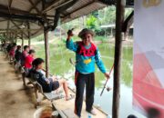 Polsek Tualang Gelar Lomba “Mancing Mania” Sambut Hari Bhayangkara Ke-79