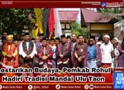 Mandai Ulu Taon, Bupati dan Wakil Bupati Kompak Lestarikan Budaya Turun-temurun di Rohul