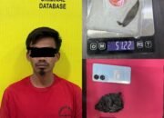 Miliki Sabu 51,22 gram, Pemuda Di Kunto Darussalam Diamankan Polres Rokan Hulu