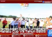 Turnamen Sepak Bola Mahato Cup VIII Resmi Dibuka Kapolres Rokan Hulu