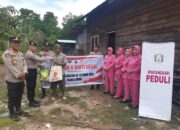 Peringati Hari Bhayangkara ke-79, Polsek Dumai Barat Salurkan Bantuan Sembako untuk Warga Kurang Mampu