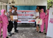 Semarak Hari Bhayangkara ke-79, Polsek Bukit Kapur Turun Langsung Bantu Masyarakat