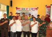 Deklarasi Kampung Bebas Narkoba dan Penyerahan Bansos, Warnai Peringatan Hari Bhayangkara ke-79 di Desa Benteng Hilir