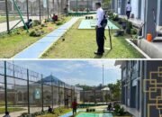 Sinergi Petugas dan WBP, Taman Lapas Narkotika Rumbai Dirawat Lebih Indah