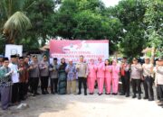 Polres Siak Laksanakan Peletakan Batu Pertama Rumah Layak Huni ke-6 dalam Rangka HUT Bhayangkara ke-79