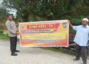 Polsek Pangean Gelar Penyuluhan Larangan Peti di Desa Pauh Angit