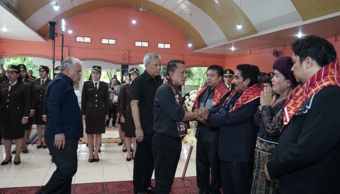 JAM Pidsus, Kapuspenkum dan Kajati Ikuti Upacara Penyerahan Jenazah Calon Jaksa Alm. Reynanda Primta Ginting