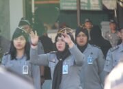 Apel Pagi, Pemimpin Apel Himbau Untuk Jaga Kedisiplinan Dalam Bertugas