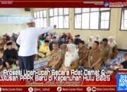 Momen Pisah-Sambut Camat Kepenuhan Hulu Dirangkai dengan Prosesi Upah-Upah Secara Adat