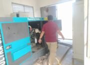Perkuat Dukungan Operasional, Kaur Umum Lapas Narkotika Rumbai Rawat Genset Secara Rutin