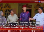 Wabup Syafaruddin Tinjau Lokasi Kerusakan Angin Puting Beliung Di Kecamatan Kepenuhan