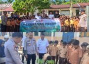 Operasi Patuh Lancang Kuning, Polres Rohul Barengi dengan Penanaman Pohon dan Edukasi Lingkungan di Beberapa Sekolah
