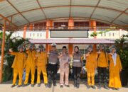 Langsung Dipimpin Kasat Lantas, Polres Kampar Sosialisasikan Tertib Berlalu Lintas di SMA N 2 Bangkinang