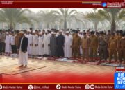 Pemkab Rohul gelar Shalat Istisqo’, Usaha dan Upaya Kurangi Kabut Asap dan Kemarau Panjang