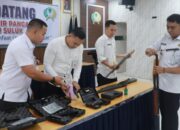 Pastikan Keamanan Maksimal, Lapas Pasir Pangaraian Laksanakan Pengecekan Senjata Api