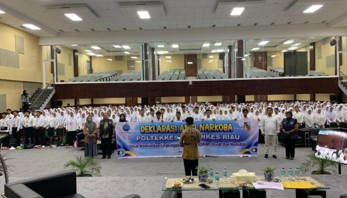 BNNK dan Poltekkes Kemenkes Riau Kolaborasi Wujudkan Intelektual Muda Sehat
