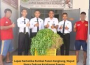 Lapas Narkotika Rumbai Panen Kangkung, Wujud Nyata Dukung Ketahanan Pangan