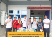Dukung Program Akselerasi, Lapas Narkotika Rumbai Laksanakan Bakti Sosial bagi yang Membutuhkan
