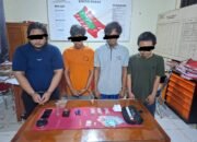 Empat Pengedar Narkoba Diciduk Polsek Tandun, Barang Bukti 8,86 Gram Sabu Disita