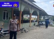 Personil Polsek Rambah Hilir Laksanakan Patroli dan Pengamanan Ibadah Sholat Jum’at di Wilayah Hukumnya