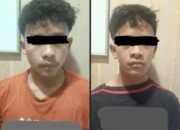 Bobol Konter Di Simpang Tangun, Dua Pemuda Batang Samo Diamankan Polres Rokan Hulu