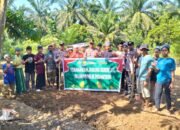 Polsek Rambah Hilir Dukung Program Ketahanan Pangan, Penanaman Jagung Serentak di Lahan Pondok Pesantren Al-Ahror