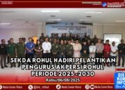 Sekda Rohul Hadiri Pelantikan Pengurus AKPERSI Rohul Periode 2025-2030