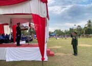 Polsek Tandun Tunjukkan Dedikasi Tinggi Saat Pimpin Upacara Penurunan Bendera di HUT RI ke-80