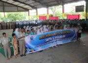 Deklarasi Massal Anti Narkoba Warnai Kegiatan BNNK Pekanbaru di SMP Negeri 6