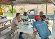 Personil Polsek Rambah Hilir Aipda Ardino Sampaikan Pesan Kamtibmas Lewat DDS di Desa Pasir Utama