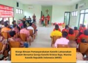 Lapas Narkotika Rumbai Gelar Ibadah Katolik Bersama WKRI dan Gereja