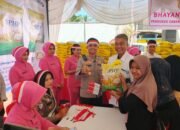 Subsidi Harga Beras, Polres Rohul Gelar Bazar Pangan Murah untuk Masyarakat