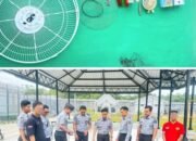 Dukung 13 Program Akselerasi, Lapas Narkotika Rumbai Gelar Razia Insidentil di Kamar Hunian