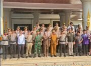 Lapas Pasir Pangaraian Berpartisipasi dalam Apel Akbar Satkamling Polres Rokan Hulu