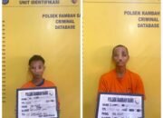 Dukung Program Kampung Aman, Dua Pencuri Barang Sekolah Ditangkap Polsek Rambah Samo