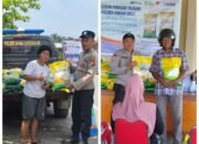 Bazar Pangan Murah Polsek Bonai Darussalam dan Tandun Sukses, Ribuan Karung Beras Habis dalam Sehari
