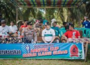 Kapolsek Rambah Hilir Hadiri Pembukaan Turnamen Mini Soccer Arsitec Cup VIII di Desa Rambah Hilir Timur